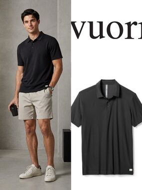 Newest arrival! Vuori Strato Tech Polo size small soft like heaven
